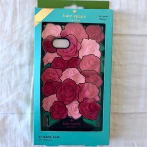 kate spade new york ♠️ silicone rose case iphone 7